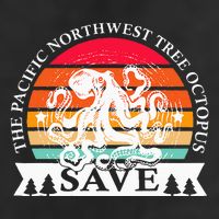 Northwest Pacific Tree Octopus The Save Golf Towel