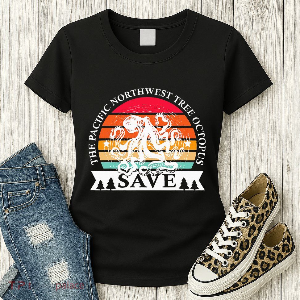 Northwest Pacific Tree Octopus The Save Womens T-Shirt