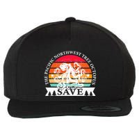 Northwest Pacific Tree Octopus The Save Wool Snapback Cap
