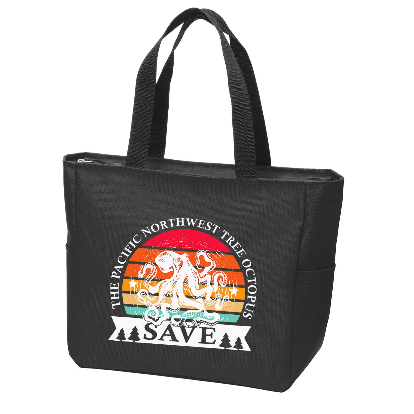 Northwest Pacific Tree Octopus The Save Zip Tote Bag
