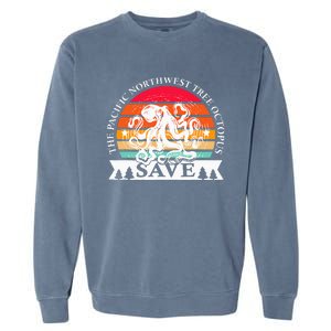 Northwest Pacific Tree Octopus The Save Garment-Dyed Sweatshirt