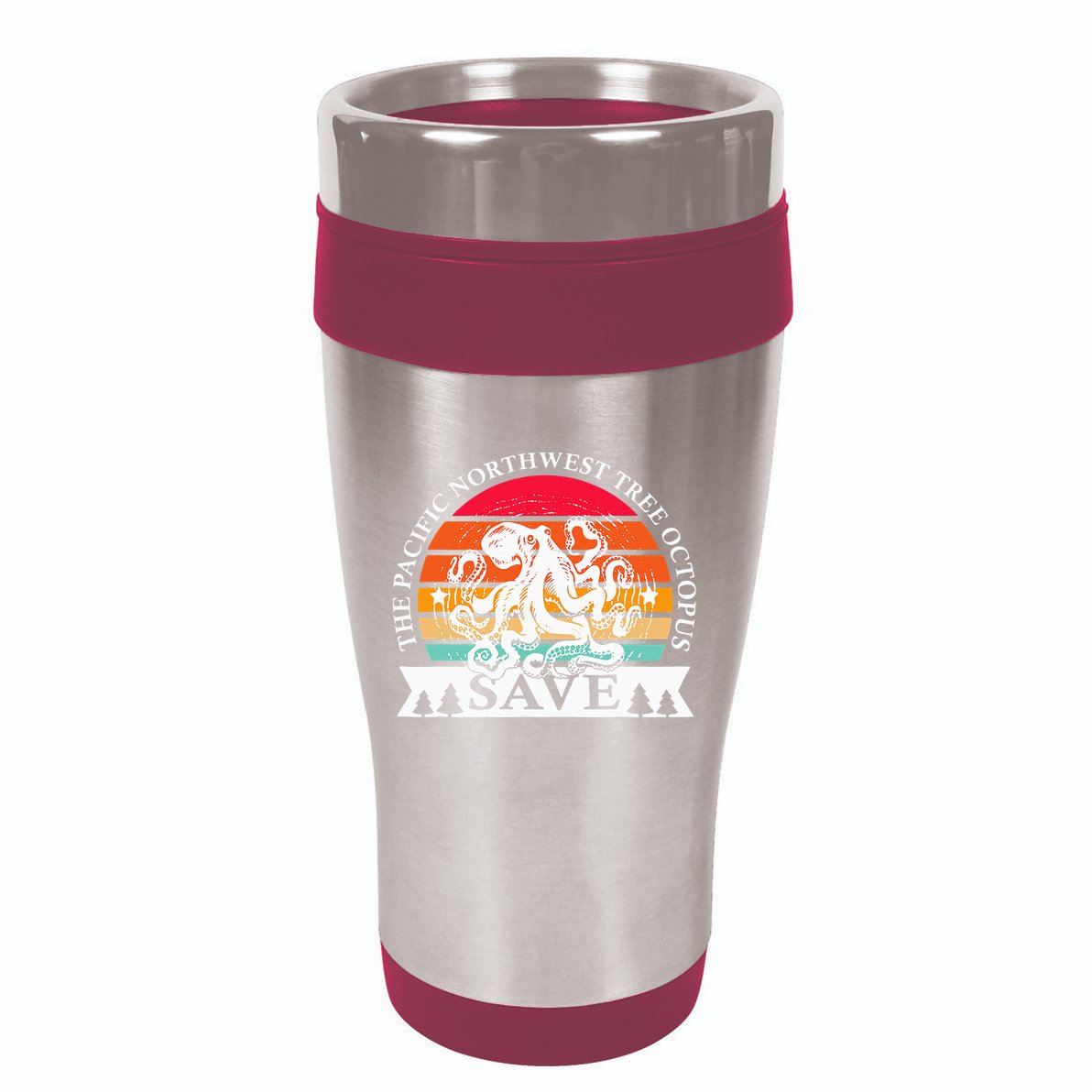 Northwest Pacific Tree Octopus The Save 16oz Travel Tumbler
