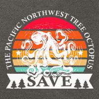 Northwest Pacific Tree Octopus The Save Cotton Canvas Backpack