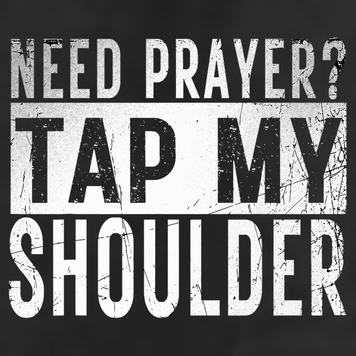 Need Prayer Tap My Shoulder Front Spiritual Church Cristian Hat