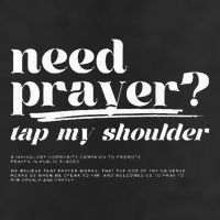 Need Prayer Tap My Shoulder Adult Drive Performance Visor