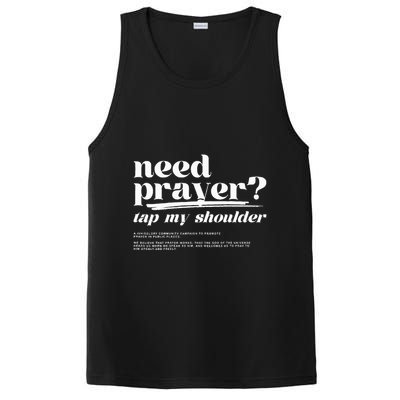 Need Prayer Tap My Shoulder Need Prayer Tap My Shoulder PosiCharge Competitor Tank