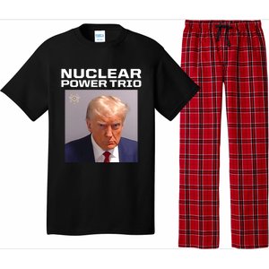 Nuclear Power Trio Criminally Great Riffs Trump Mug Shot Pajama Set