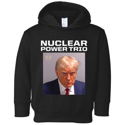 Nuclear Power Trio Criminally Great Riffs Trump Mug Shot Toddler Hoodie