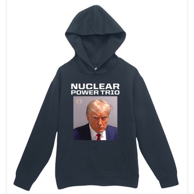 Nuclear Power Trio Criminally Great Riffs Trump Mug Shot Urban Pullover Hoodie