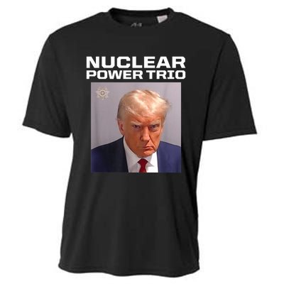 Nuclear Power Trio Criminally Great Riffs Trump Mug Shot Cooling Performance Crew T-Shirt