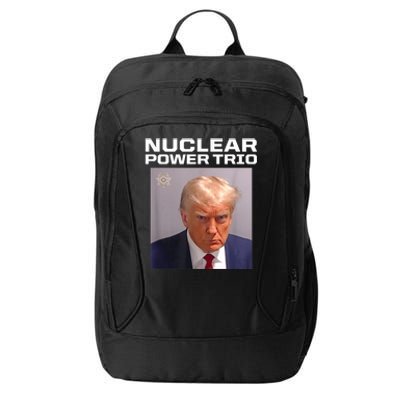 Nuclear Power Trio Criminally Great Riffs Trump Mug Shot City Backpack