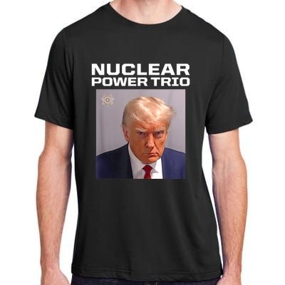 Nuclear Power Trio Criminally Great Riffs Trump Mug Shot Adult ChromaSoft Performance T-Shirt