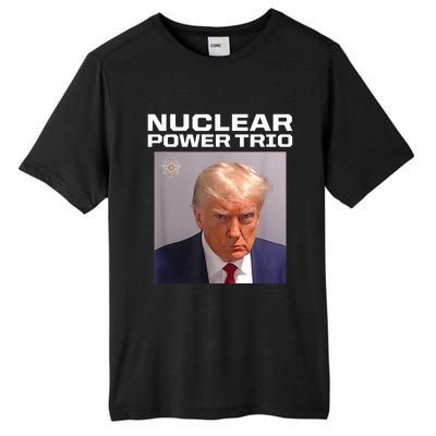 Nuclear Power Trio Criminally Great Riffs Trump Mug Shot Tall Fusion ChromaSoft Performance T-Shirt