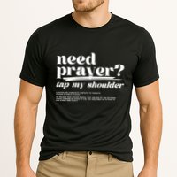 Need Prayer Tap My Shoulder Need Prayer Tap My Shoulder Cooling Performance Crew T-Shirt