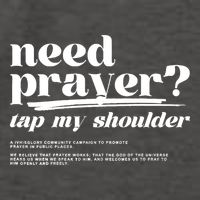 Need Prayer Tap My Shoulder Need Prayer Tap My Shoulder Vector Backpack