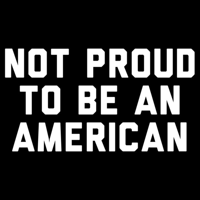 Not Proud To Be An American Gift Cooling Performance Crew T-Shirt