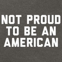 Not Proud To Be An American Gift Cotton Canvas Backpack