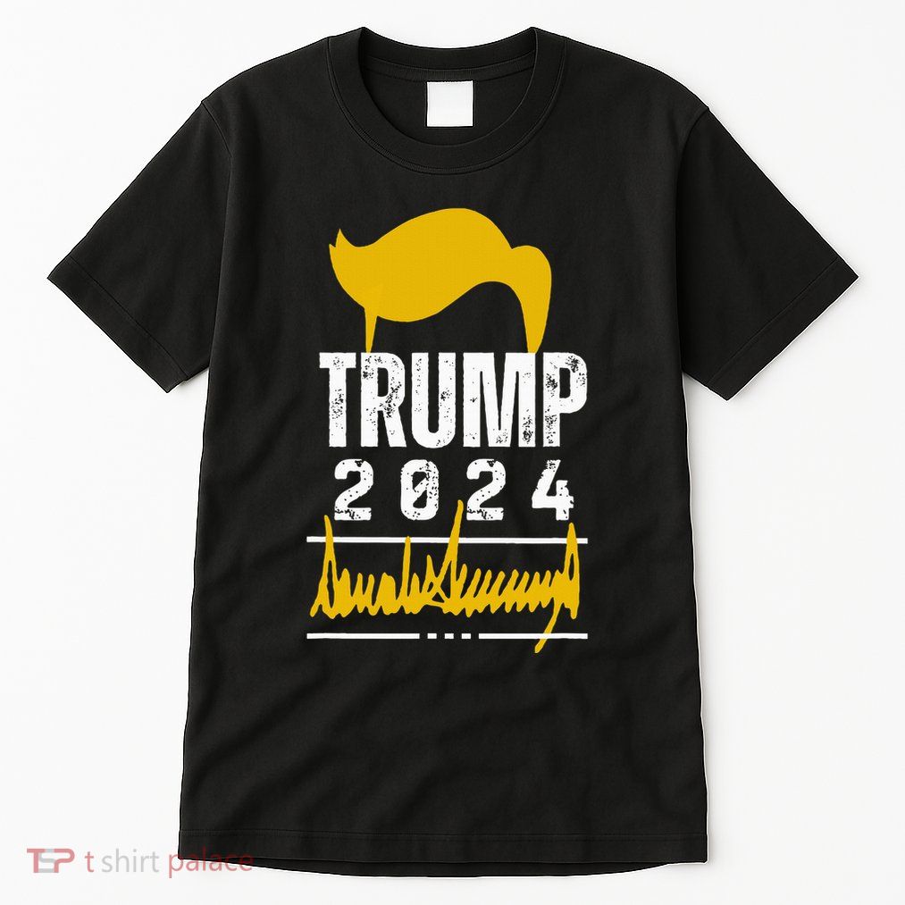 New! President Trump Signature Im Voting For Trump Tall T-Shirt