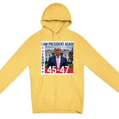 New President Usa America 2024 Trump President 47 Premium Pullover Hoodie