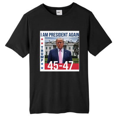 New President Usa America 2024 Trump President 47 Tall Fusion ChromaSoft Performance T-Shirt