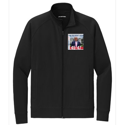 New President Usa America 2024 Trump President 47 Stretch Full-Zip Cadet Jacket