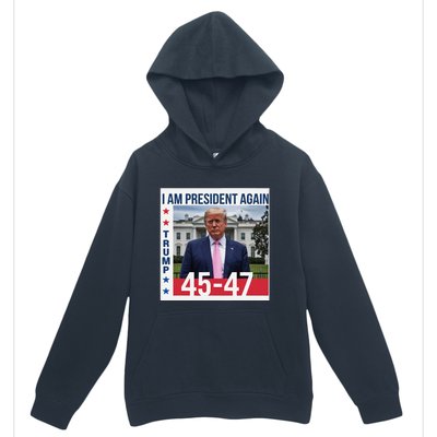 New President Usa America 2024 Trump President 47 Urban Pullover Hoodie