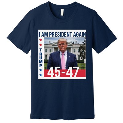 New President Usa America 2024 Trump President 47 Premium T-Shirt