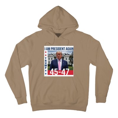 New President Usa America 2024 Trump President 47 Hoodie