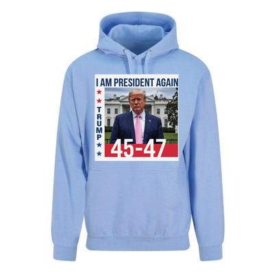 New President Usa America 2024 Trump President 47 Unisex Surf Hoodie