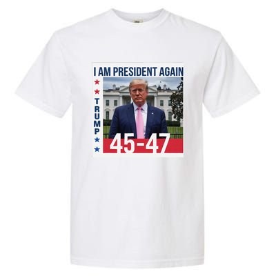 New President Usa America 2024 Trump President 47 Garment-Dyed Heavyweight T-Shirt