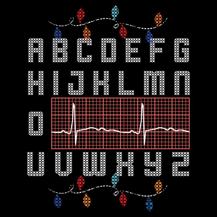 Nurse Pqrst Ugly Christmas Sweater Style Alphabet Abc Meaningful Gift Bucket Hat