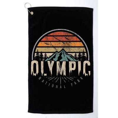 National Park Us Vintage Golf Towel