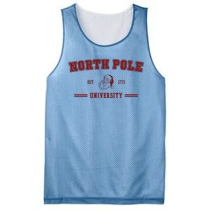 North Pole University Est 1773 Christmas Mesh Reversible Basketball Jersey Tank