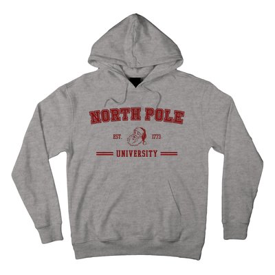 North Pole University Est 1773 Christmas Hoodie