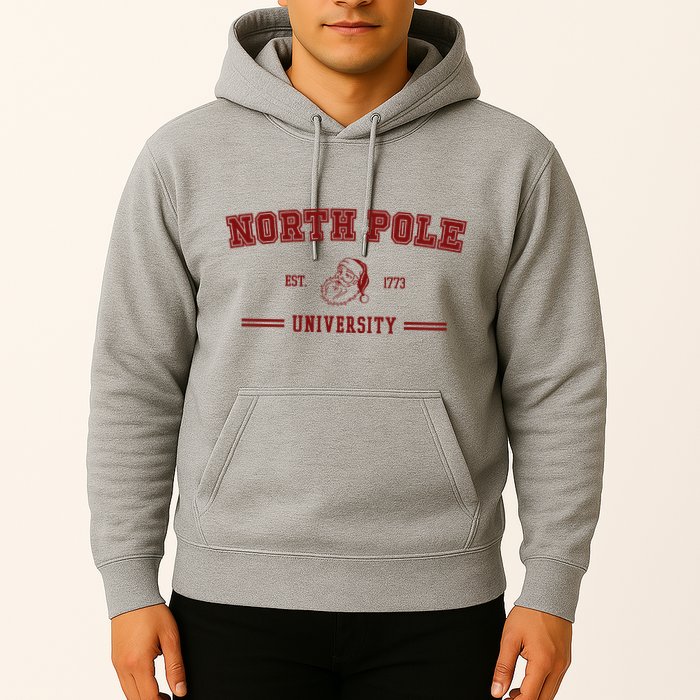 North Pole University Est 1773 Christmas Hoodie