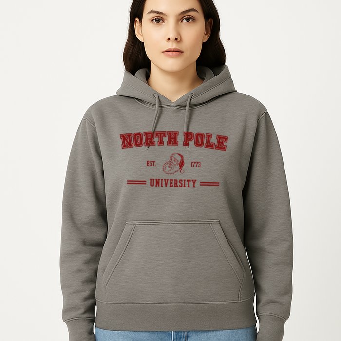 North Pole University Est 1773 Christmas Hoodie