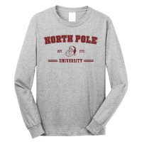 North Pole University Est 1773 Christmas Long Sleeve Shirt