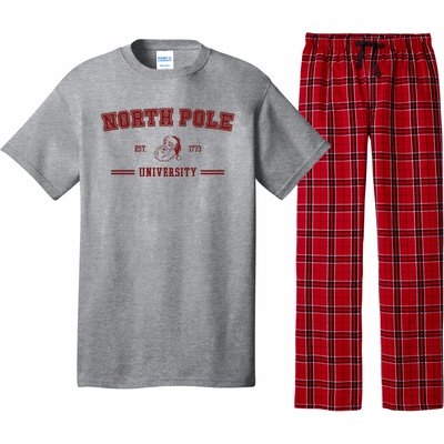 North Pole University Est 1773 Christmas Pajama Set