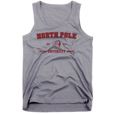 North Pole University Est 1773 Christmas Tank Top