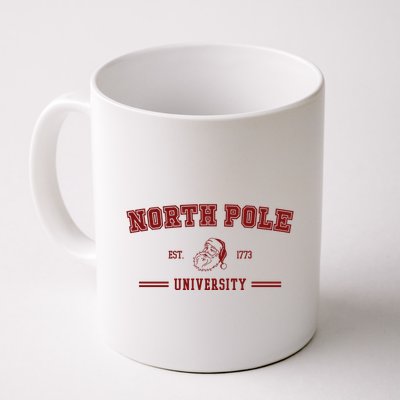 North Pole University Est 1773 Christmas Mug