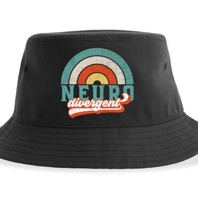 Neurodivergent Pride Utism Adhd And Asd Awareness Gift Sustainable Bucket Hat