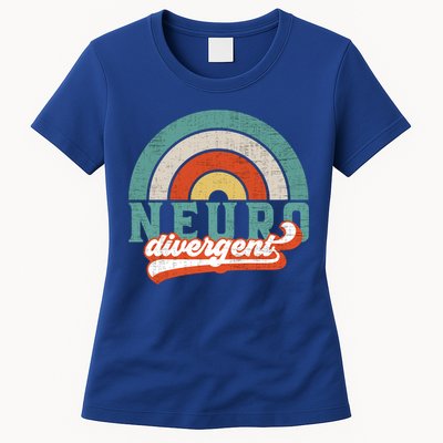 Neurodivergent Pride Utism Adhd And Asd Awareness Gift Womens T-Shirt