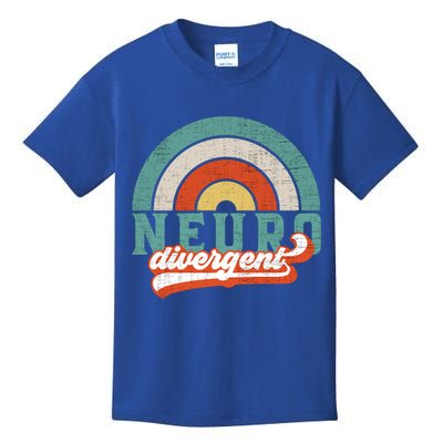 Neurodivergent Pride Utism Adhd And Asd Awareness Gift Kids T-Shirt