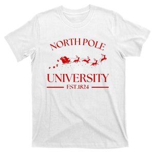 North Pole University Christmas T-Shirt