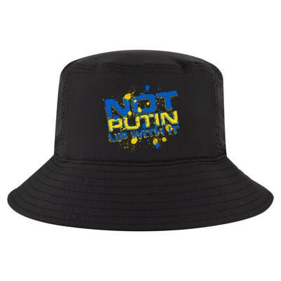 Not Putin Up With It Ukraine Cool Comfort Performance Bucket Hat