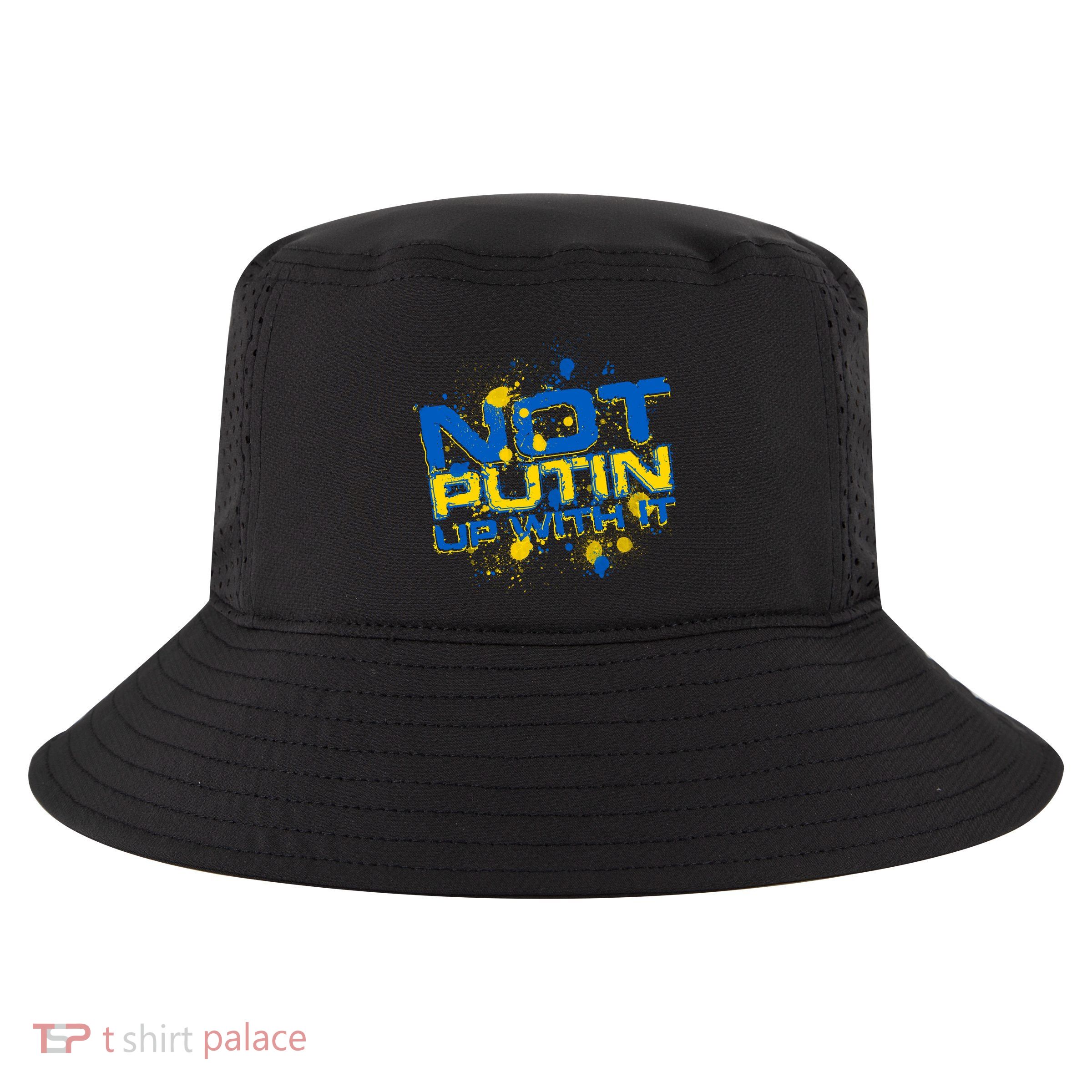 Not Putin Up With It Ukraine Cool Comfort Performance Bucket Hat