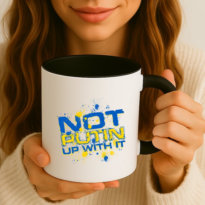 Not Putin Up With It Ukraine Mug