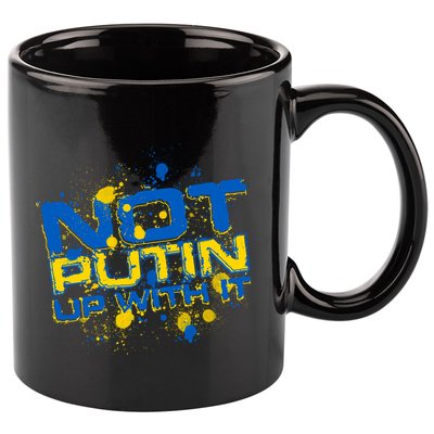 Not Putin Up With It Ukraine 11oz C Handle Ceramic Mug