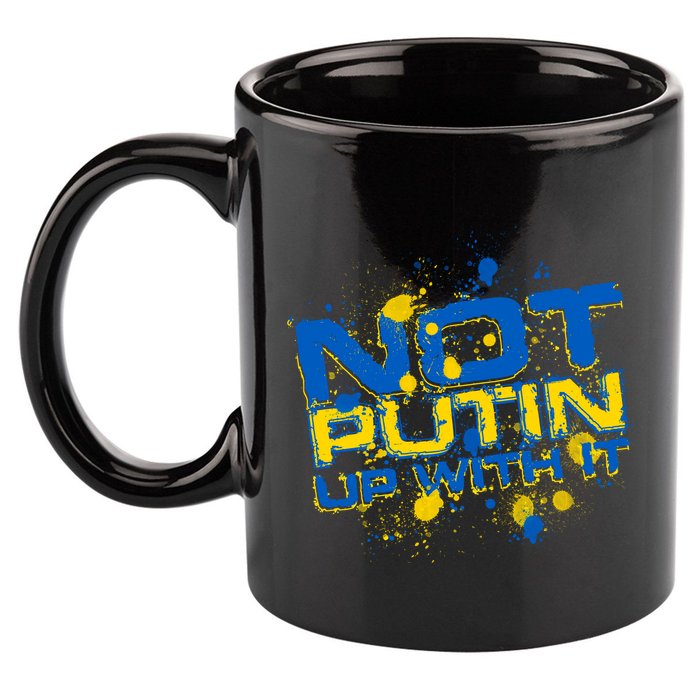 Not Putin Up With It Ukraine 11oz C Handle Ceramic Mug
