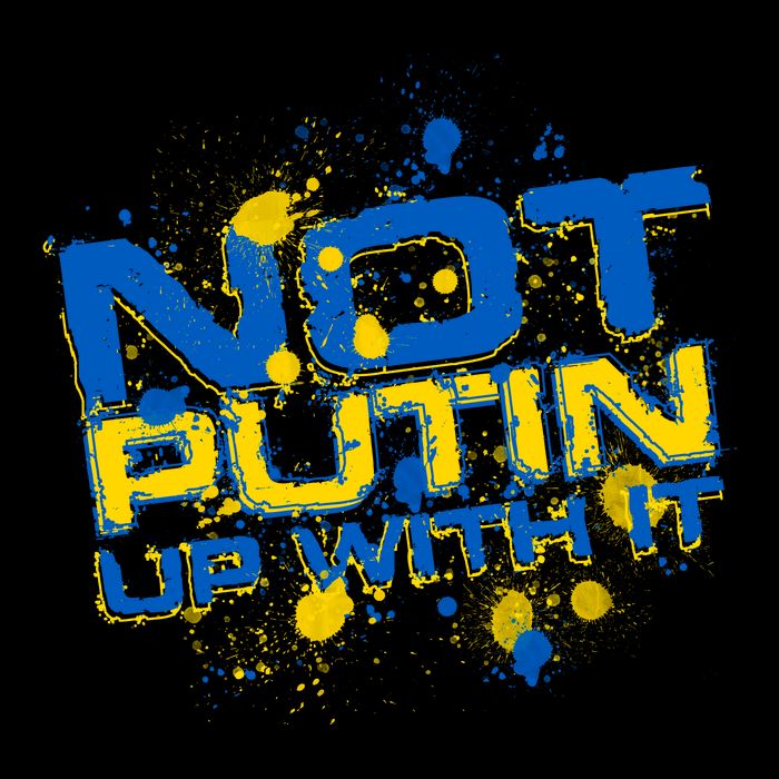 Not Putin Up With It Ukraine Flatbill Hat